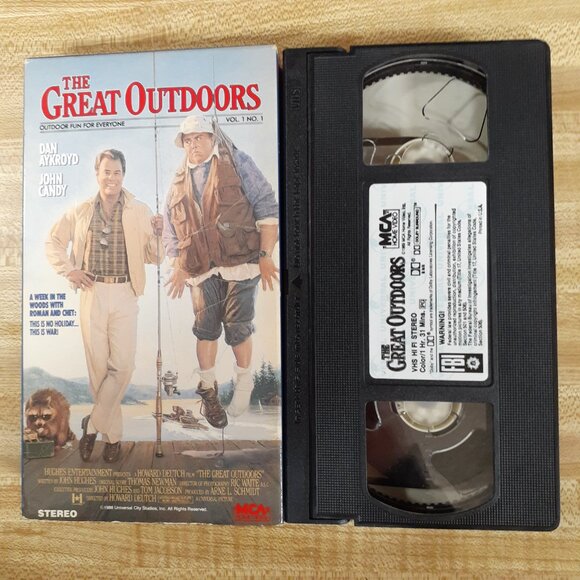 The Great Outdoors VHS 1988 Dan Aykroyd  John Candy Wisconsin 80s Cult Classic - Picture 7 of 8